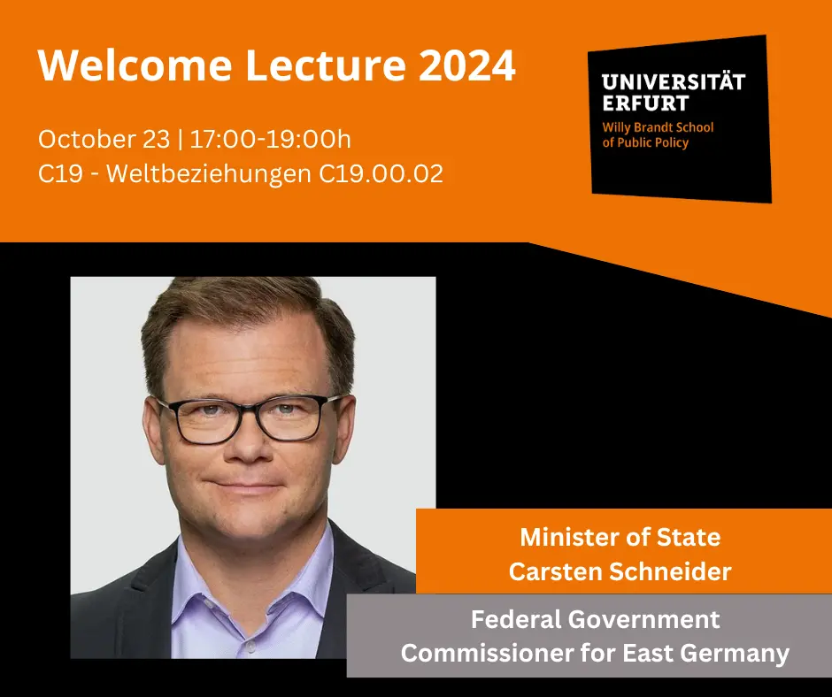 web banner for the Welcome Lecture