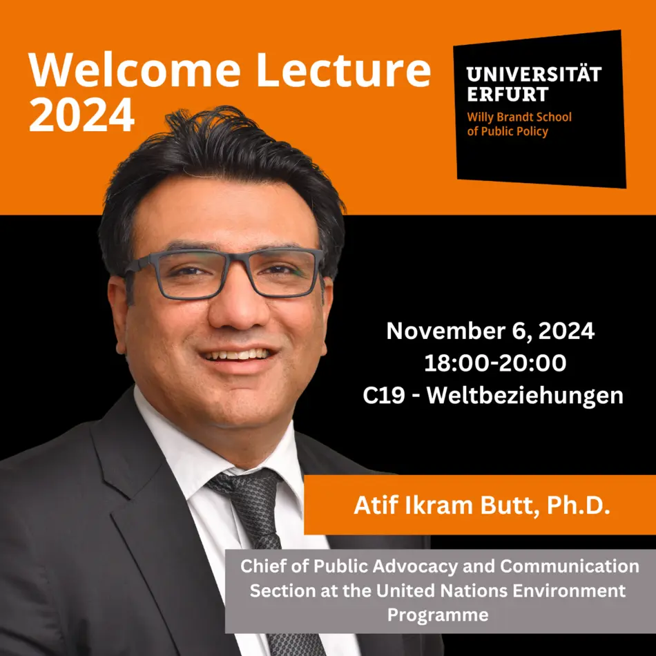 Webbanner zur Welcome Lecture