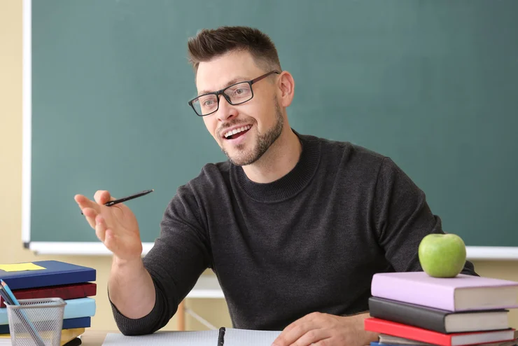 Lehrer im Klassenzimmer